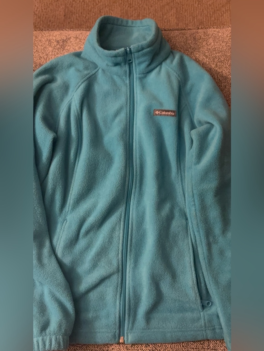 Columbia Teal Full-Zip Women's Fleece Jacket